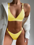 Zoe® | Delta Wing Triangle Bikini With Cups
