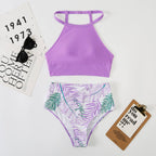 Justina® | High Neck Bikini Top With Hot Thong