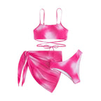 Bonaria® | 3-piece Bikini Swimsuit With Laces and Beach Skirt
