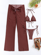 Laura® | Three Piece Beach Bikini Set