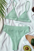 Elvira® | Triangle Top and Thong Bikini With Structured Bottoms
