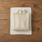 Cotton Turtleneck in Earth Tones