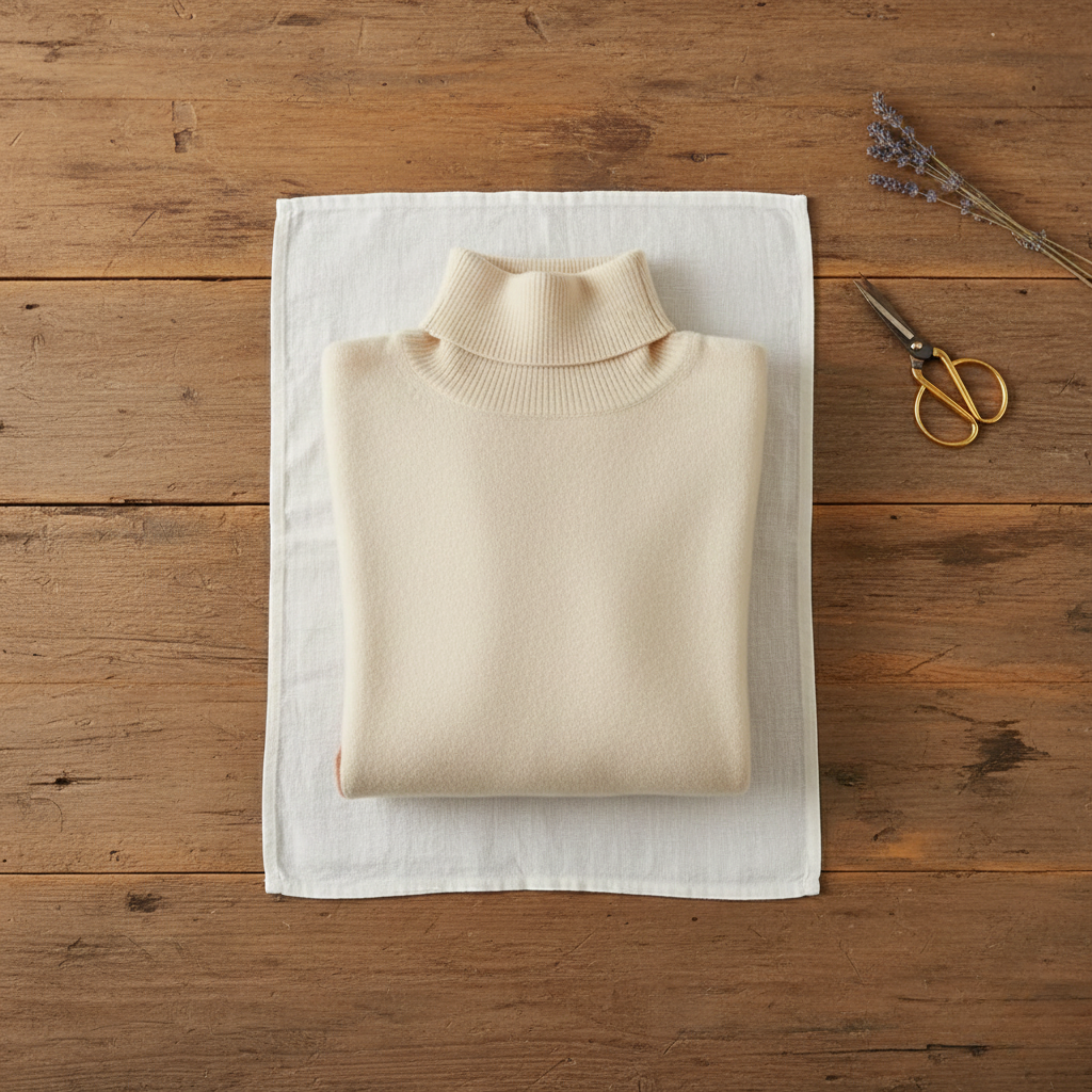 Cashmere Turtleneck in Earth Tones