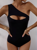 Kristi® | New Bikini Color One-shoulder One-piece Swimsuit