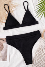 Elvira® | Triangle Top and Thong Bikini With Structured Bottoms