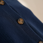 Cashmere Button Vest with Collar