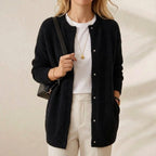 Cashmere Cardigan with Gold Buttons