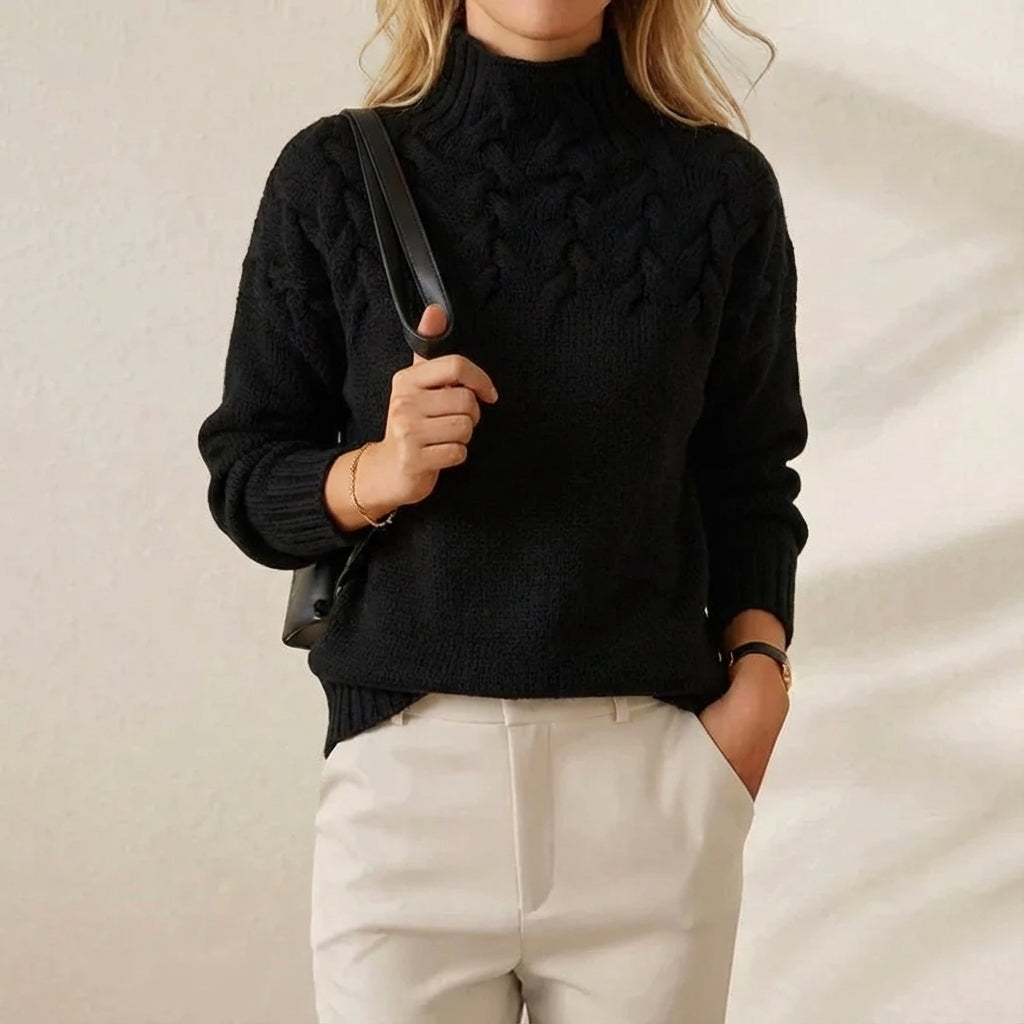 Cotton Cable Knit Sweater