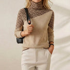 Cashmere Sweater with Scattered Print