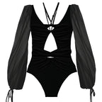 Finely Styled Bathing Suit with a Classic Vintage Look