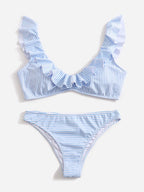 Carla® | Striped Summer Bikini Set for With Maritime Design