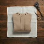 Cashmere Hoodie Sweater with Drawstring