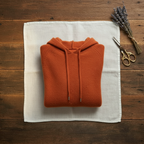 Cashmere Hoodie Sweater with Drawstring