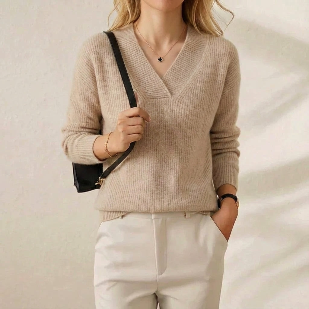 Cashmere V-Neck Sweater