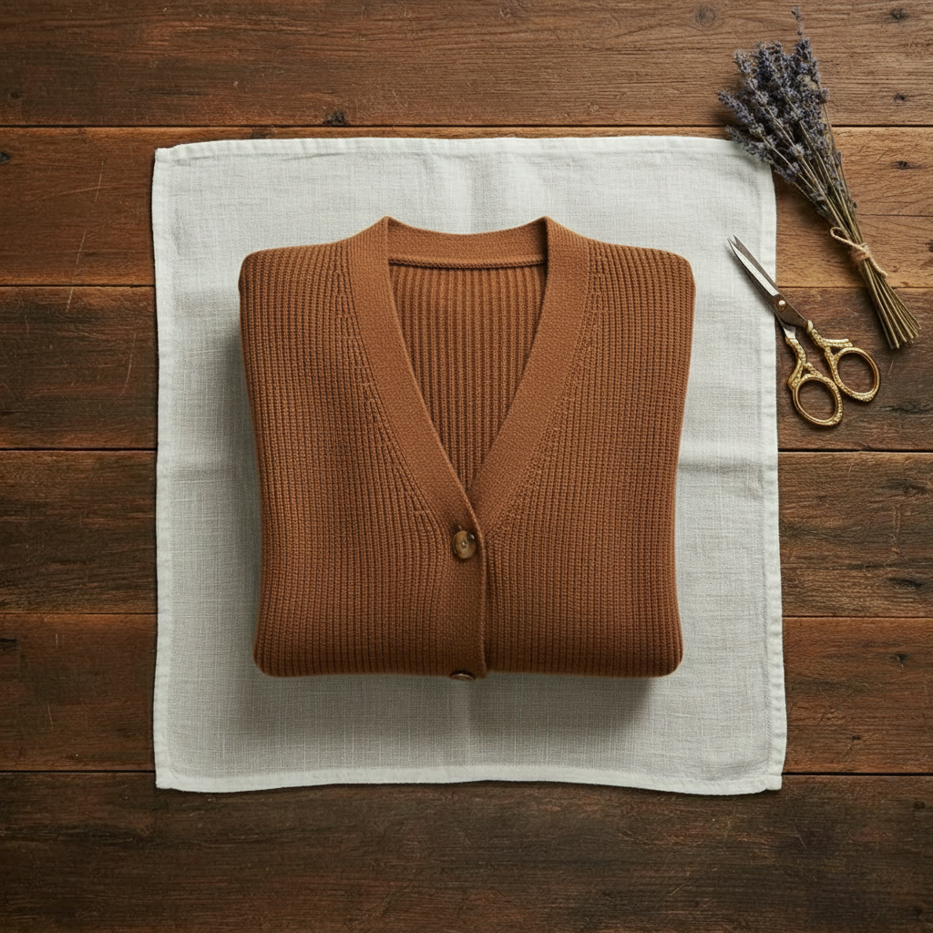 Cashmere Longline Button Cardigan