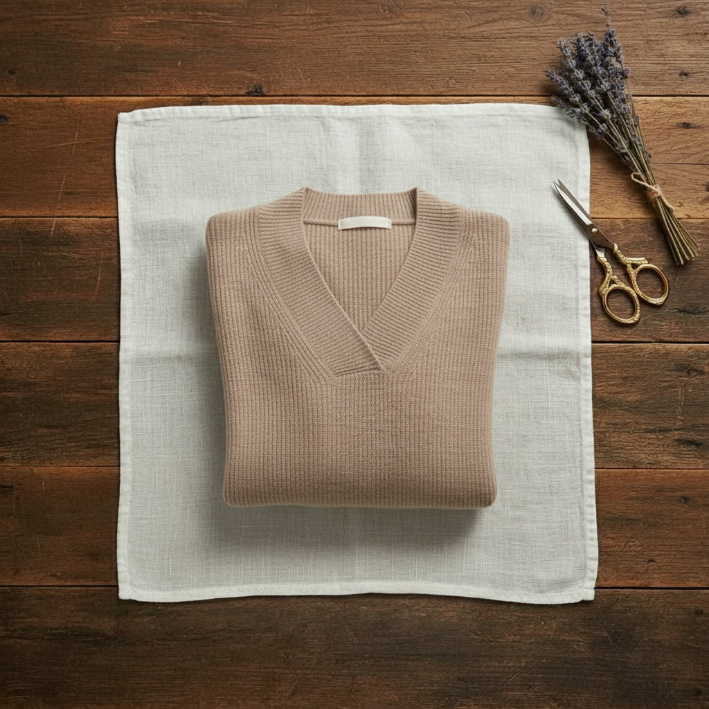 Cashmere V-Neck Sweater
