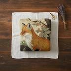 Cotton Sweater Cream with Fox Design