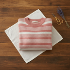 Cashmere Sweater with Horizontal Stripes