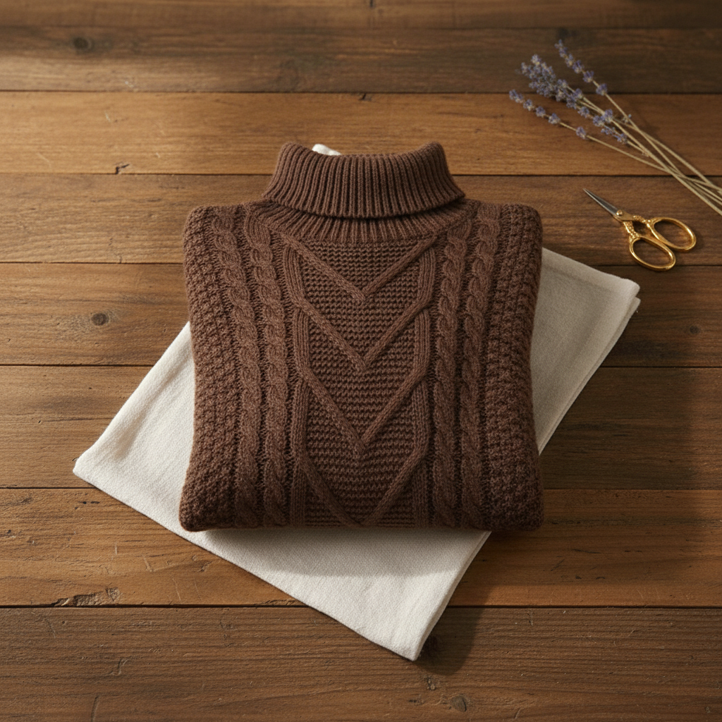 Cotton Cable Knit Sweater