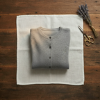 Cashmere Crew Neck Button Cardigan