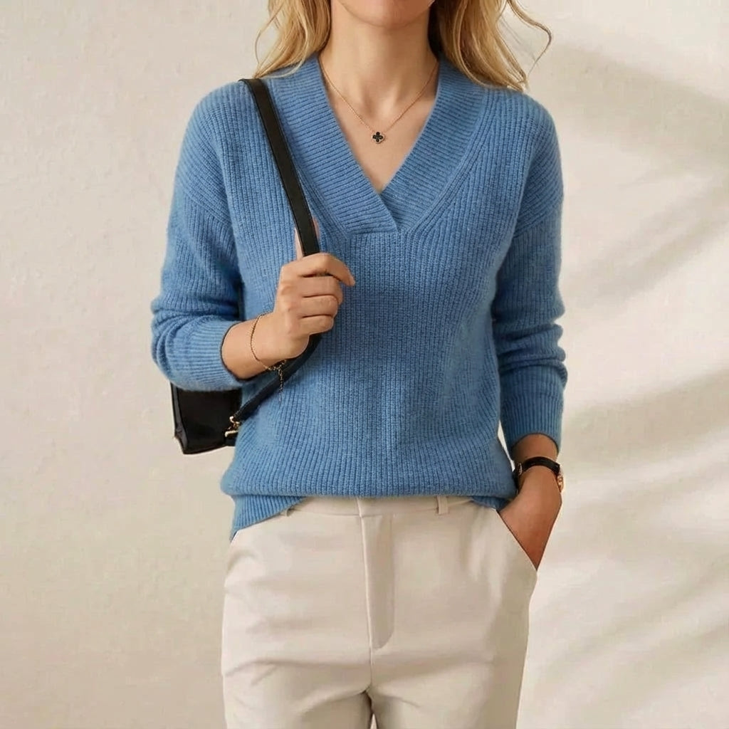 Cashmere V-Neck Sweater