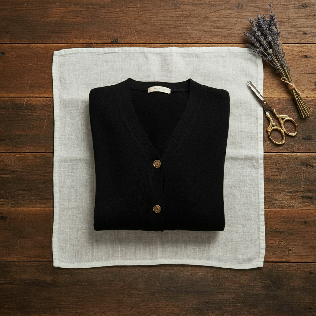 Cashmere Collared Cardigan Sweater