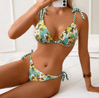 Subtly Elegant Bikini with a Refined Vintage Look