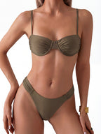 Classic Vintage Bikini with a Flattering Fit