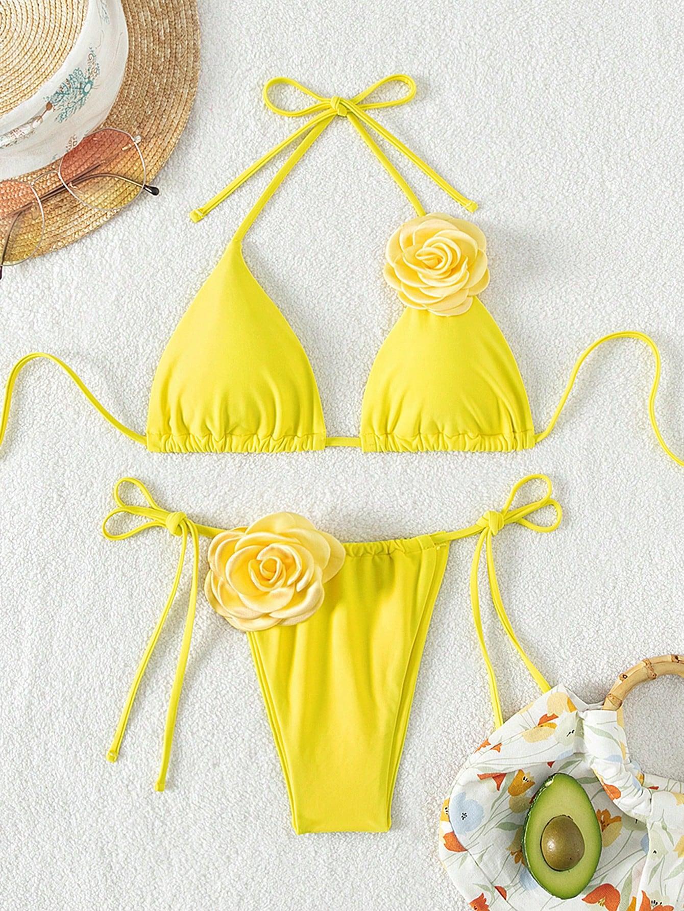 Classic Vintage Bikini with a Flattering Fit