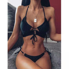 Subtly Elegant Bikini with a Refined Vintage Look