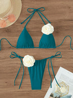 Classic Vintage Bikini with a Flattering Fit