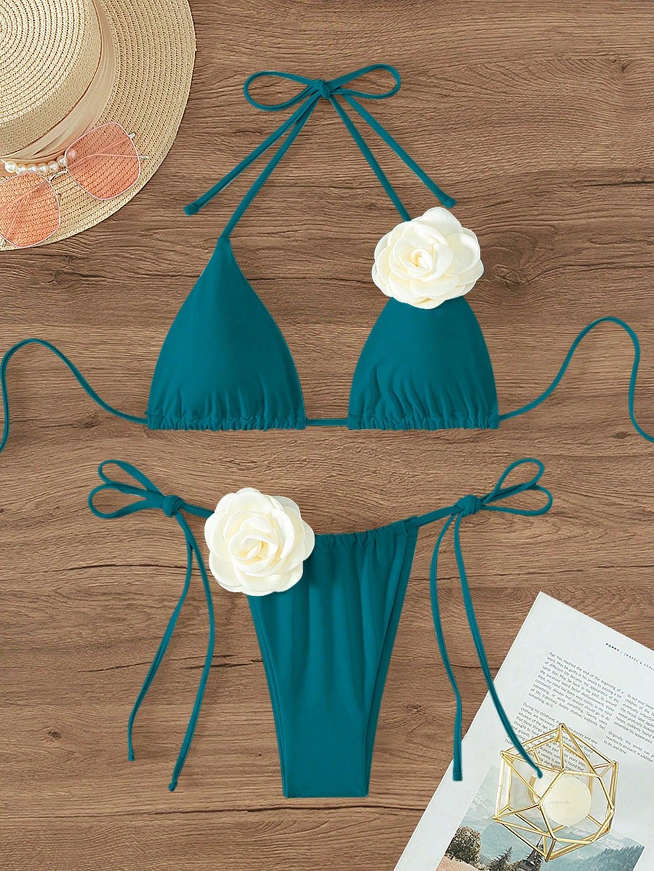 Classic Vintage Bikini with a Flattering Fit