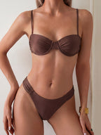 Classic Vintage Bikini with a Flattering Fit