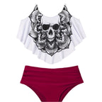 Cristina® | Bikini Set With Playful Lace Design and Unique Skull Motif