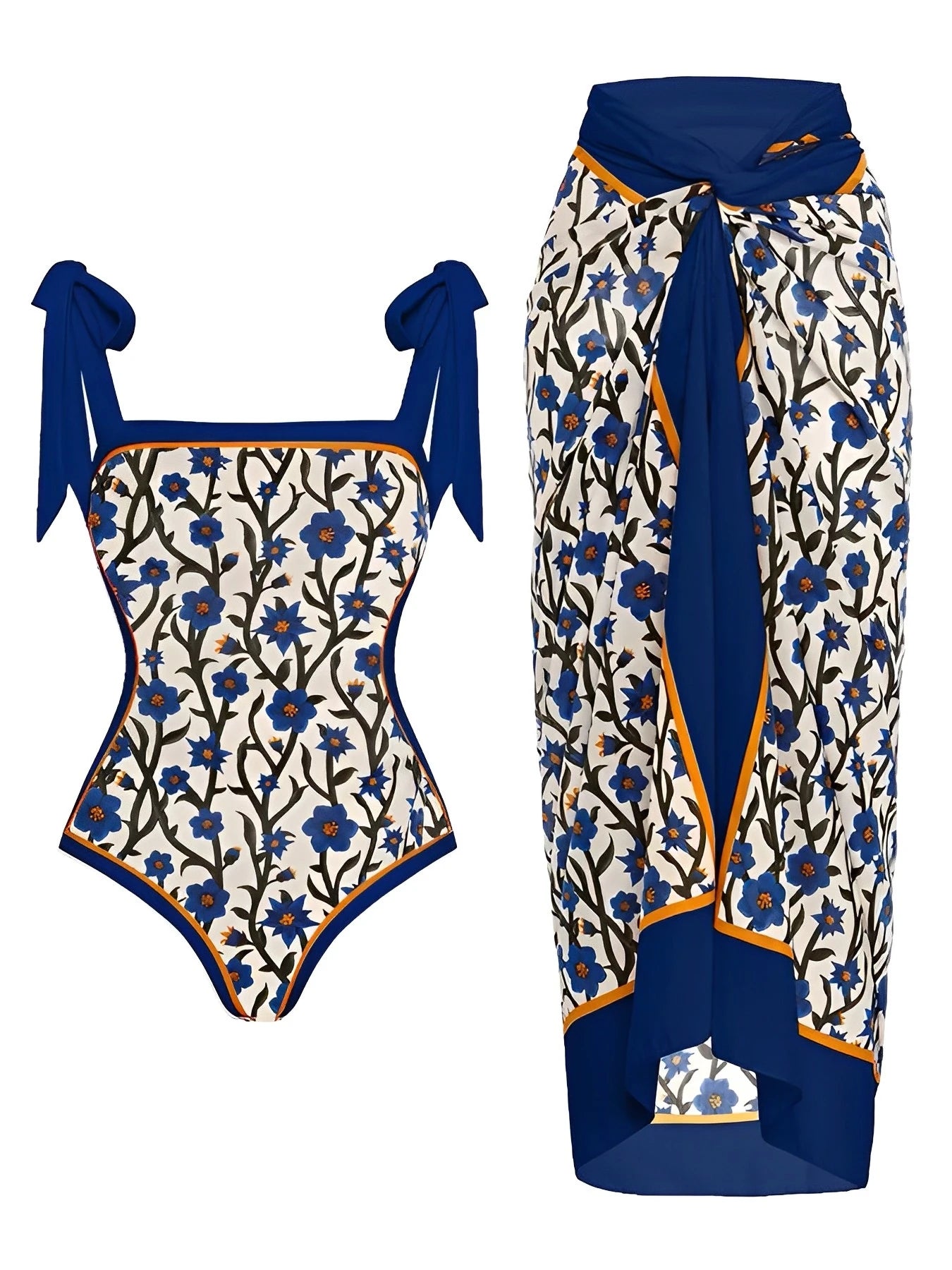 Casually Elegant Swimsuit with a Refined Edge