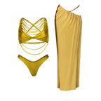 Subtly Elegant Bikini with a Refined Vintage Look