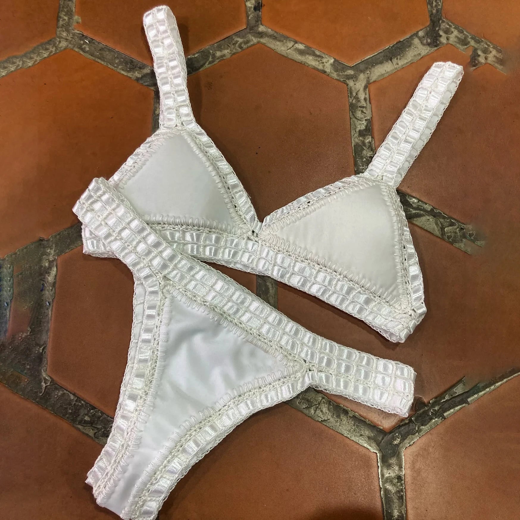 Vintage Inspired Bathing Suit with a Contemporary Edge