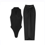 Casually Elegant Swimsuit with a Refined Edge