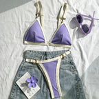 Finely Styled Bathing Suit with a Classic Vintage Look