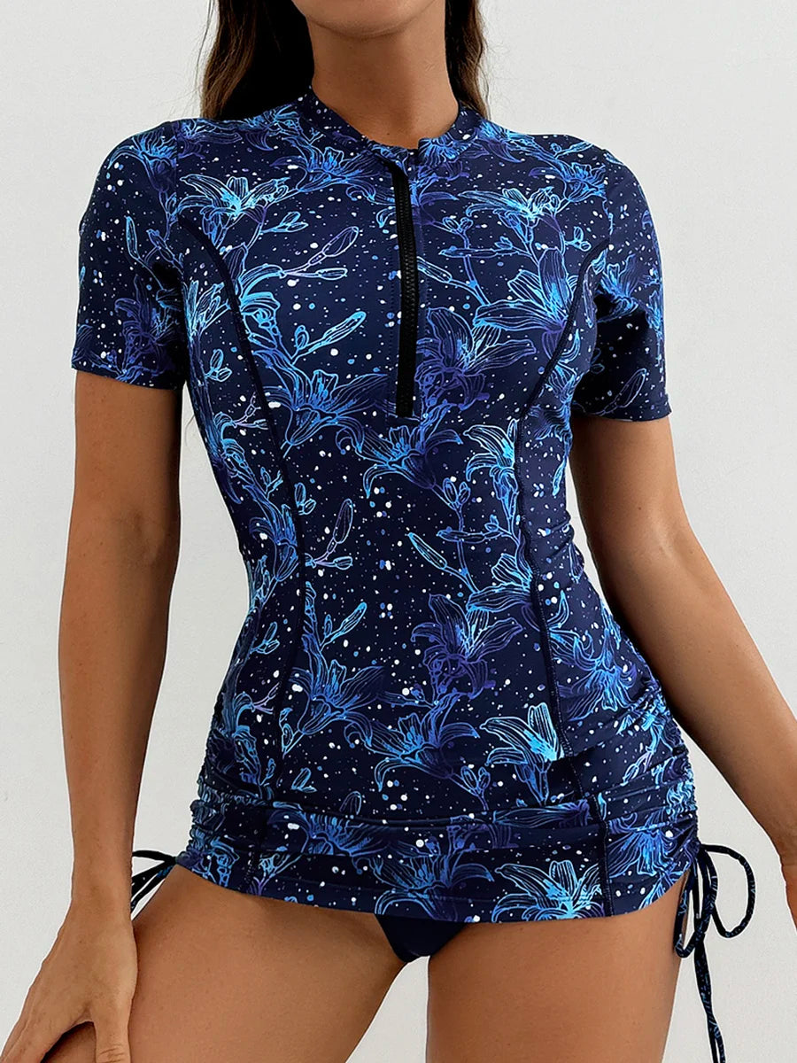 Subtly Elegant Swimsuit with a Refined Vintage Look