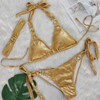 Subtly Elegant Bathing Suit with a Refined Vintage Look