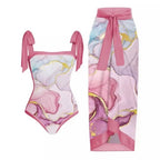 Casually Elegant Swimsuit with a Refined Edge