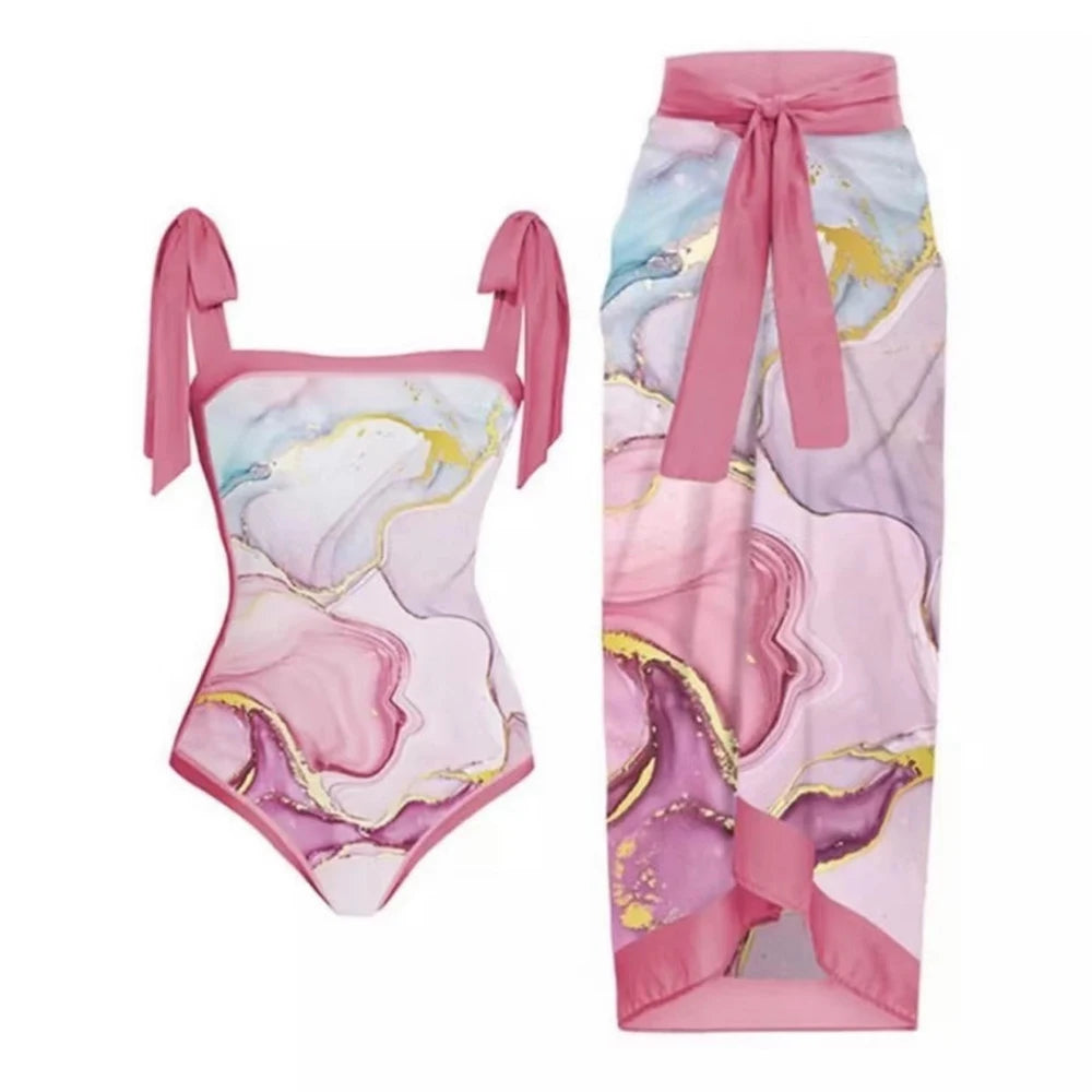 Casually Elegant Swimsuit with a Refined Edge