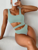 Casually Elegant Swimsuit with a Refined Edge