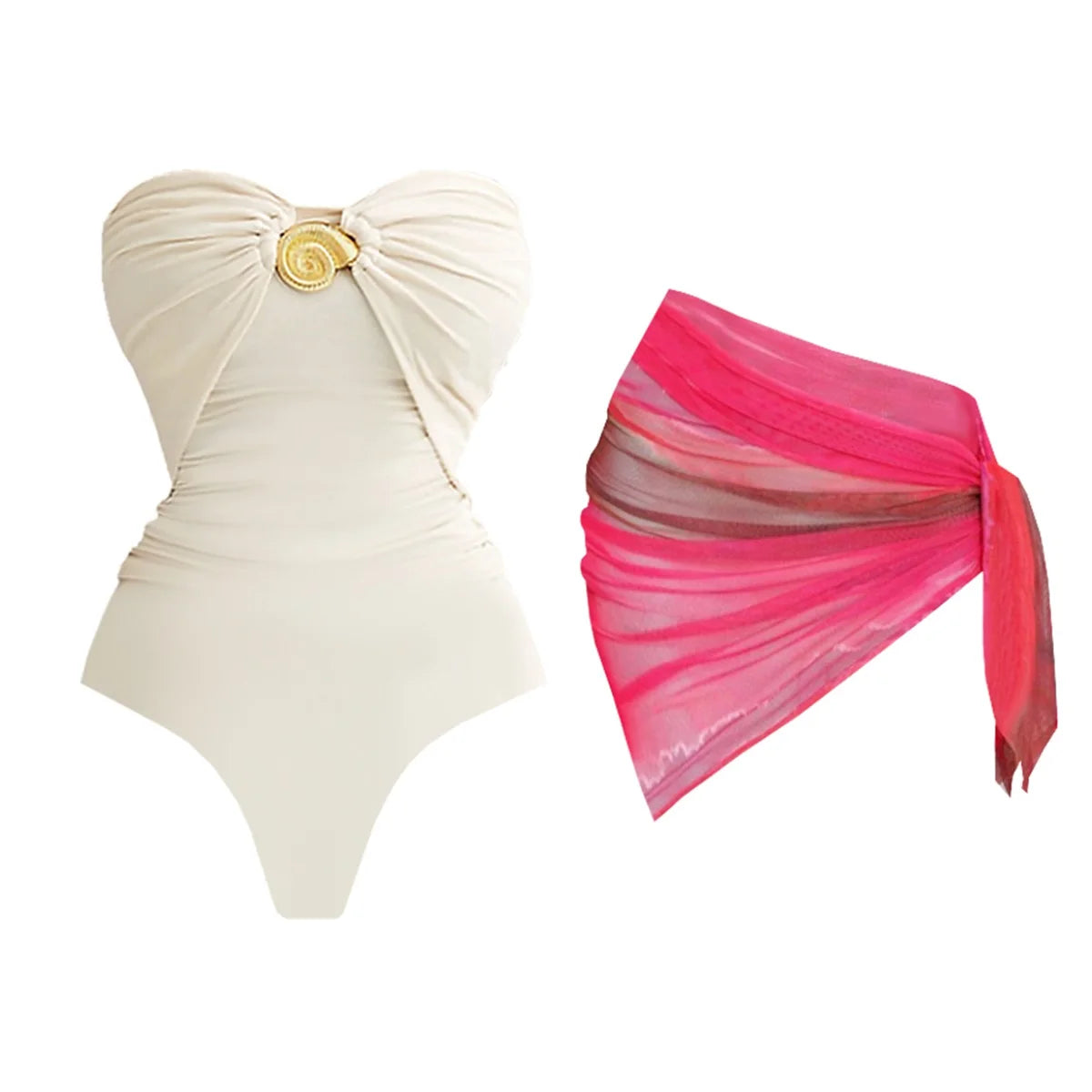 Vintage Inspired Bathing Suit with a Contemporary Edge