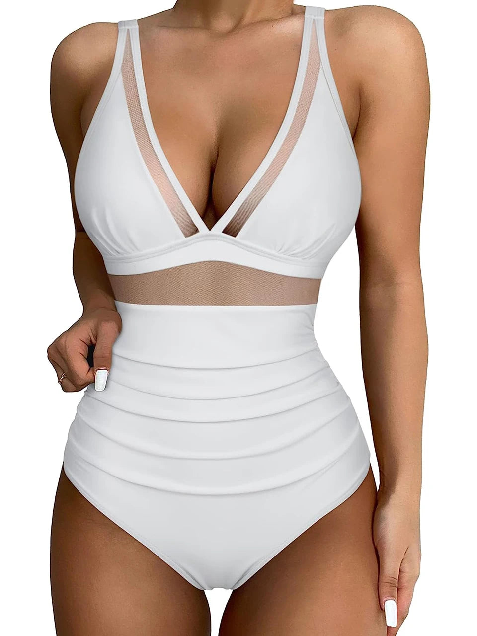 Vintage Inspired Bathing Suit with a Contemporary Edge