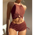 Subtly Elegant Bathing Suit with a Refined Vintage Look