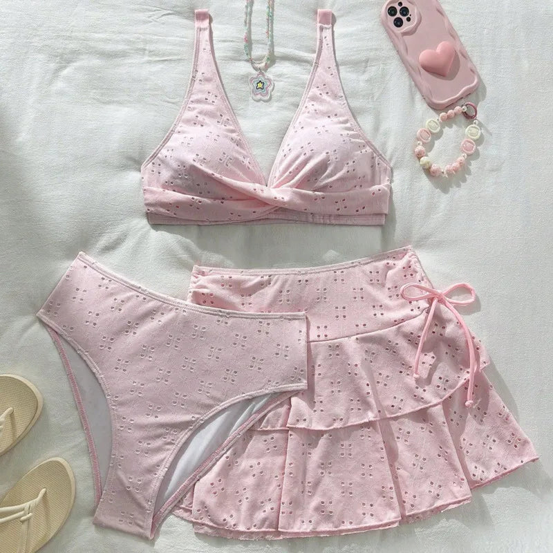 Subtly Elegant Bathing Suit with a Refined Vintage Look