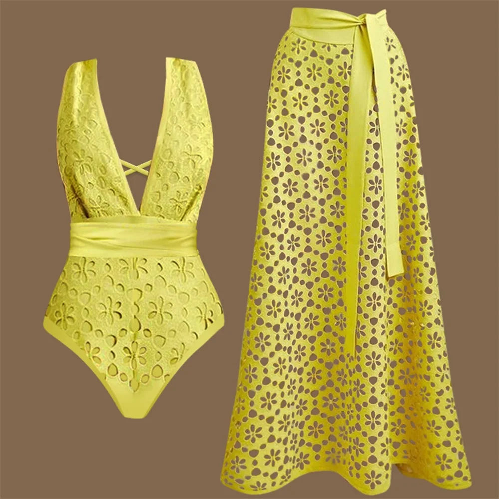 Classic Vintage Bathing Suit with a Flattering Fit