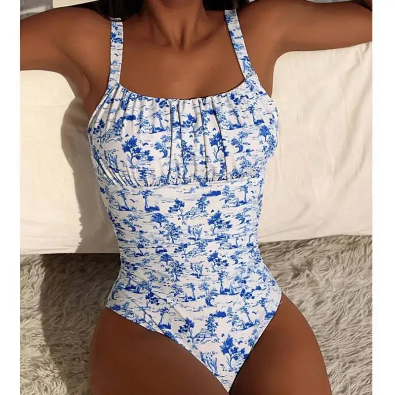 Vintage Inspired Bathing Suit with a Contemporary Edge